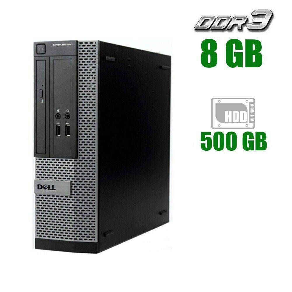 

Системный блок Dell OptiPlex 390 SFF / Intel Core i3-2100 (2 (4) ядра по 3.1 GHz) / 8 GB DDR3 / 500 GB HDD /