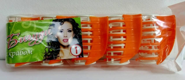 

Бигуди для завивки волос с крабом маленькие диаметр 25 мм в упаковке 5 шт