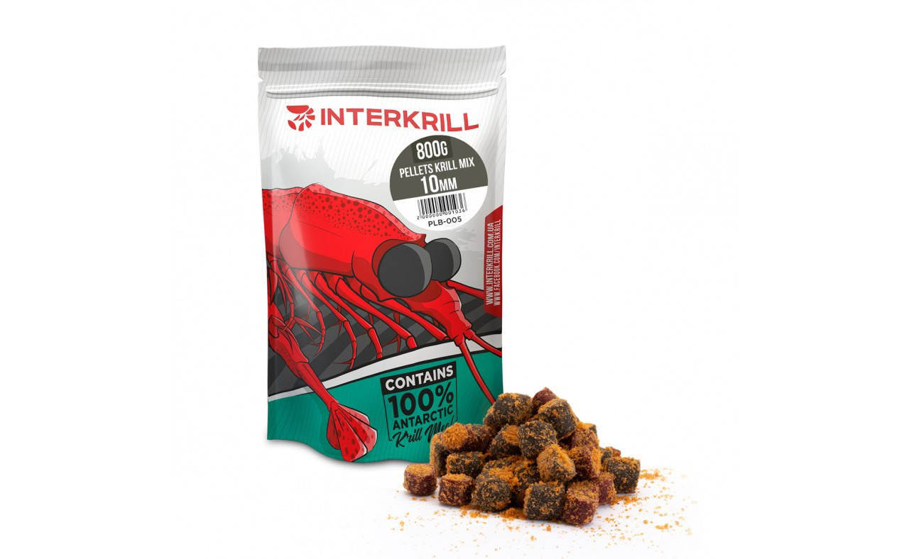 

Пеллетс INTERKRILL 800гKRILL MIX 10мм
