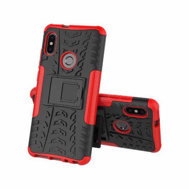 

PC + TPU чехол Armor для Xiaomi Redmi Note 6 Pro (8 цветов) красный