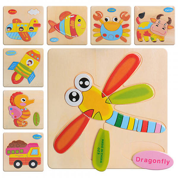 

Деревянная игрушка ББ Пазлы MD-0689