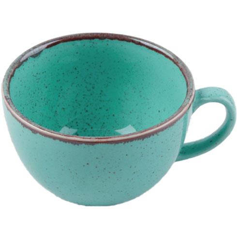 

Чашка бирюзовая с блюдцем Porland Seasons Turquoise 320 мл, Бирюзовый
