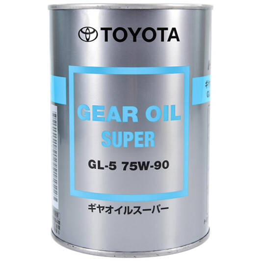 

Трансмиссионное масло Toyota Gear Oil Super 75W-90 GL-5 1л ORG 0888502106