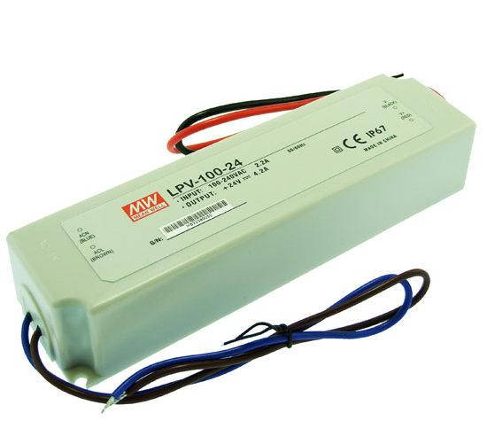 

LPV-100-24 БЛОК ПИТАНИЯ MEAN WELL ДРАЙВЕР ДЛЯ СВЕТОДИОДОВ (LED) 100.8 ВТ, 24 В, 4.2 А