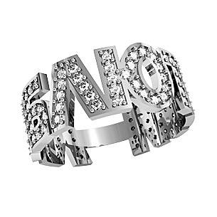 

Кольцо женское серебряное Люблю Тебя