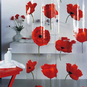 

Шторка для душа, виниловая SPIRELLA POPPY