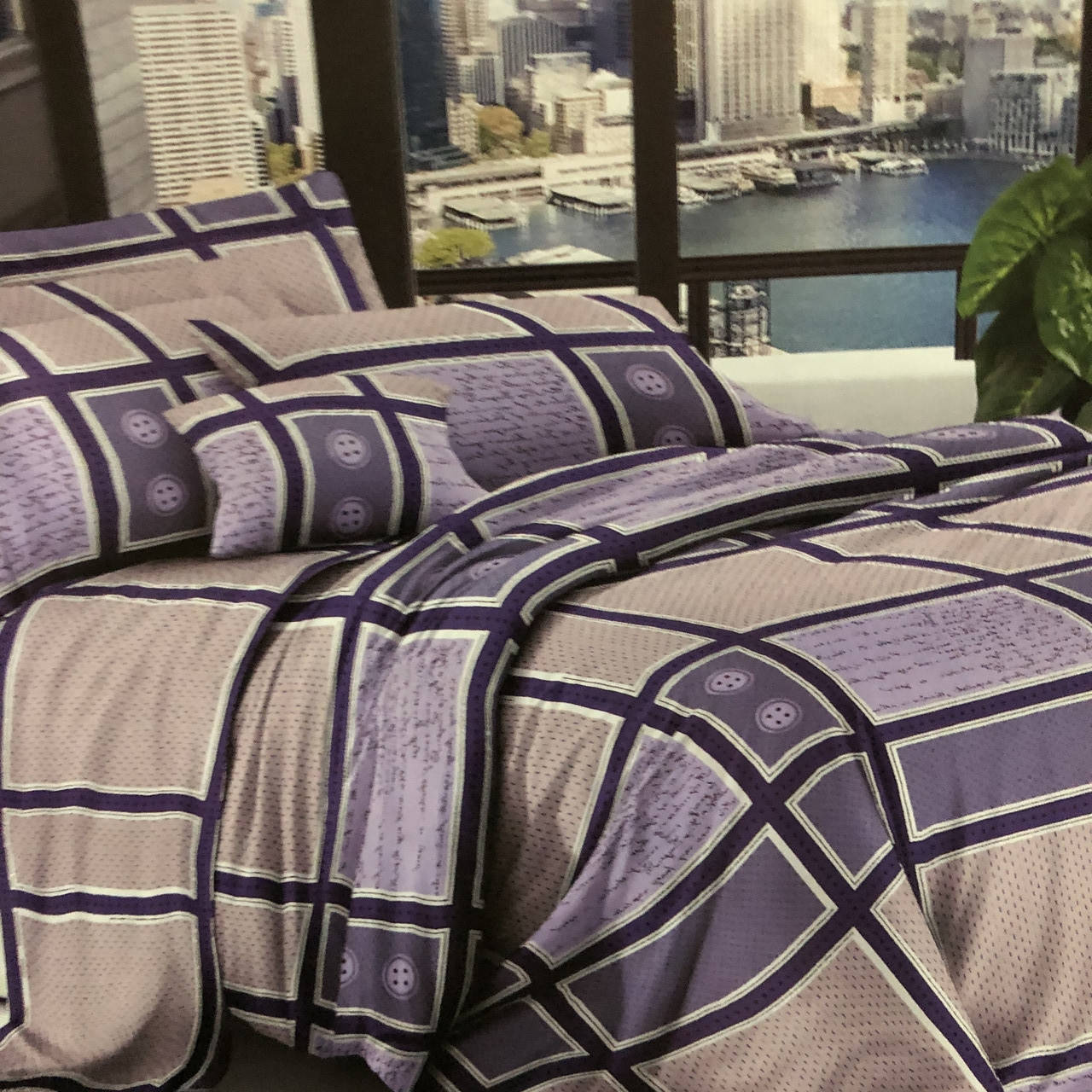 

Бязевый комплект постельного белья семейный размер от производителя