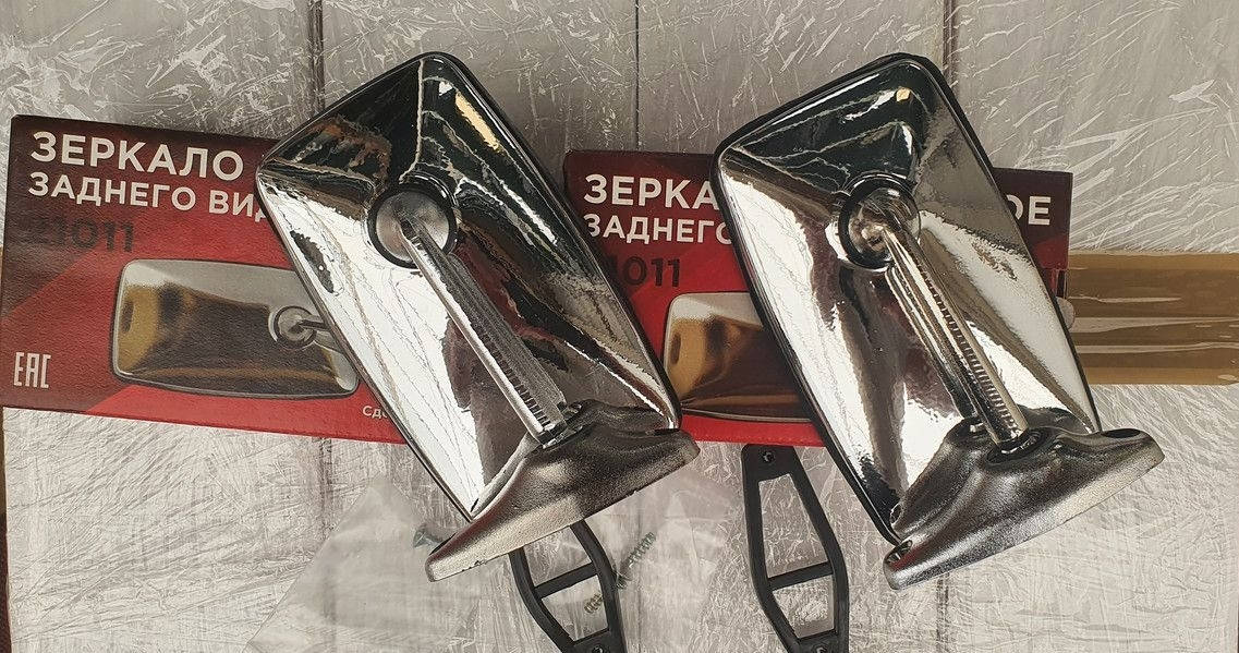 

Боковые зеркала на Ваз-2101,2102,2103,2106 хромированные