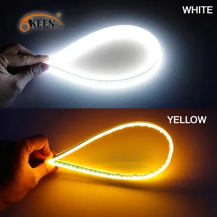 

Светодиодная лента дневные ходовые огни с бегущим поворотом 30 45 60см.ДХО LED DRL
