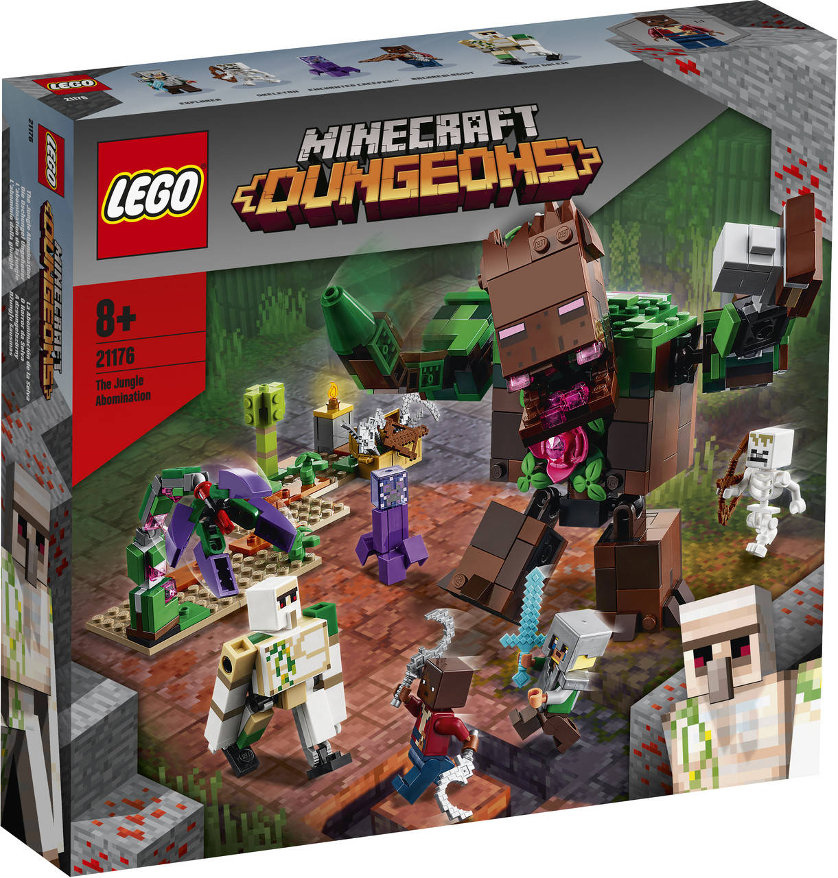 

Конструктор LEGO ЛЕГО Майнкрафт Гидкі джунглі 21176