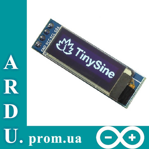 

0.91 OLED дисплей модуль 128х32 Arduino [#5-3]