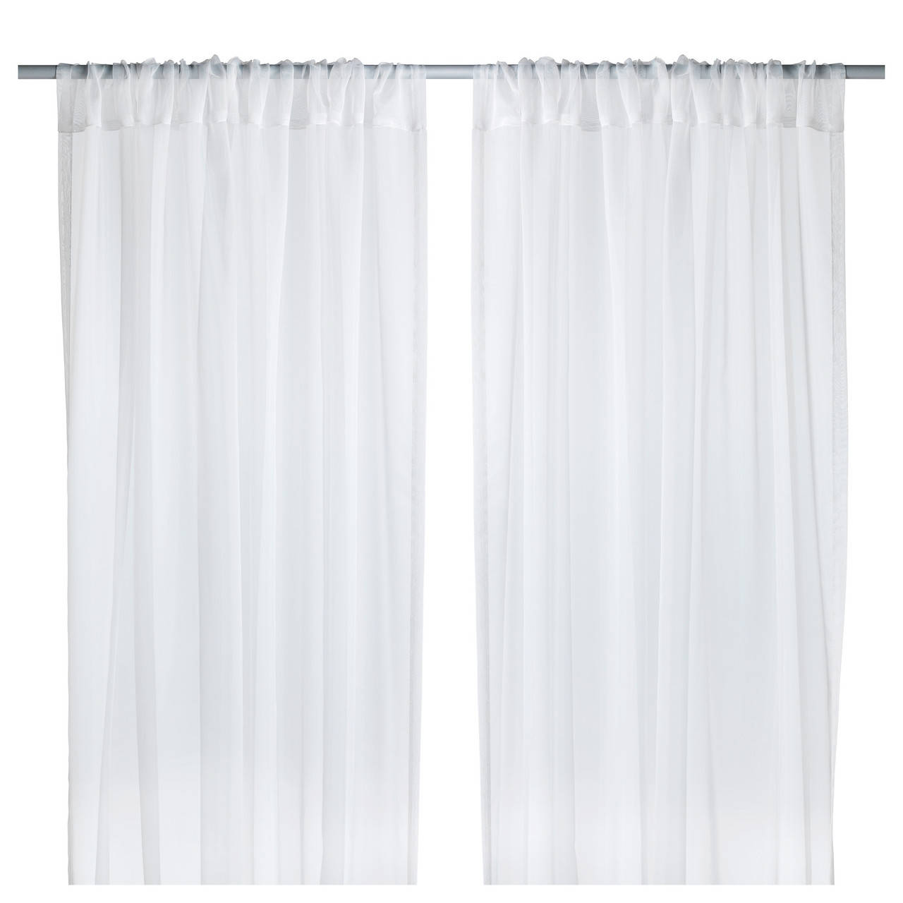 

ТЕРЕСИА Гардины, 2 шт., белый, 145x300 см 50232333 ИКЕА, IKEA, TERESIA