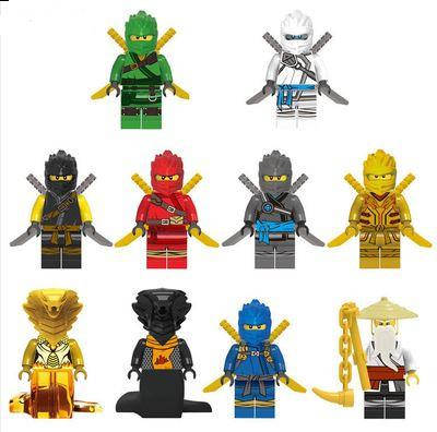 

Фигурки, человечки, ниндзяго Ninjagoдля лего lego 10 штук