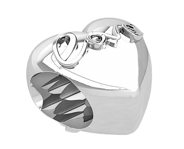 

Бусина серебряная Шарм LOVE Bs_92203