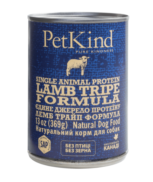 

PetKind Lamb Tripe Single Animal Protein Formula Консерва для собак 0.369 кг