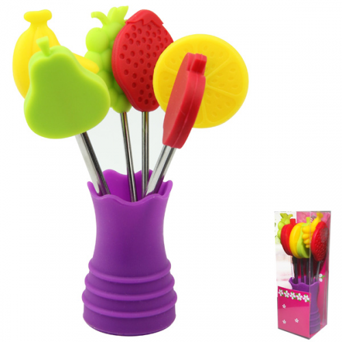 

Набор вилок коктельных Фрукты 10см