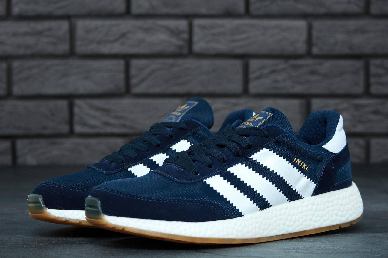 

Мужские кроссовки Adidas INIKI Blue White, мужские кроссовки адидас иники, чоловічі кросівки Adidas INIKI, Синий