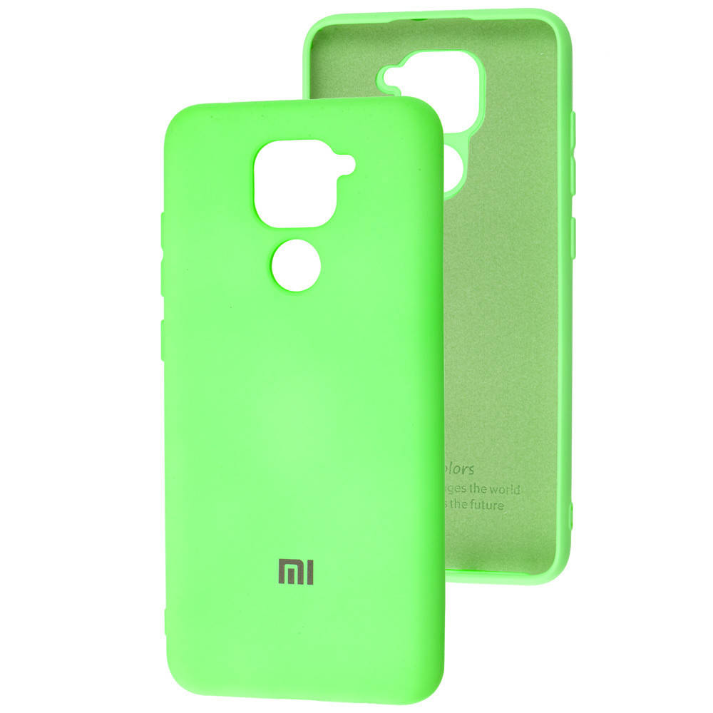 

Чехол Silicone Case full для Xiaomi Redmi Note 9 Green, Зелёный