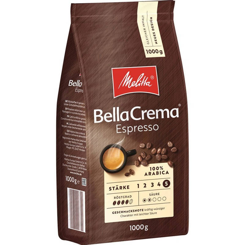 

Кофе в зернах MELITTA BellaCrema Espresso 1 кг