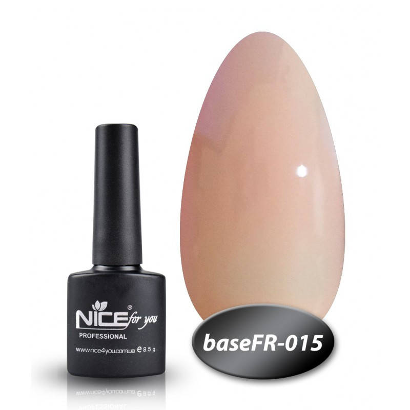 

Камуфлирующая база Base FR -015 Nice for you пастельно-розовая 8.5 мл