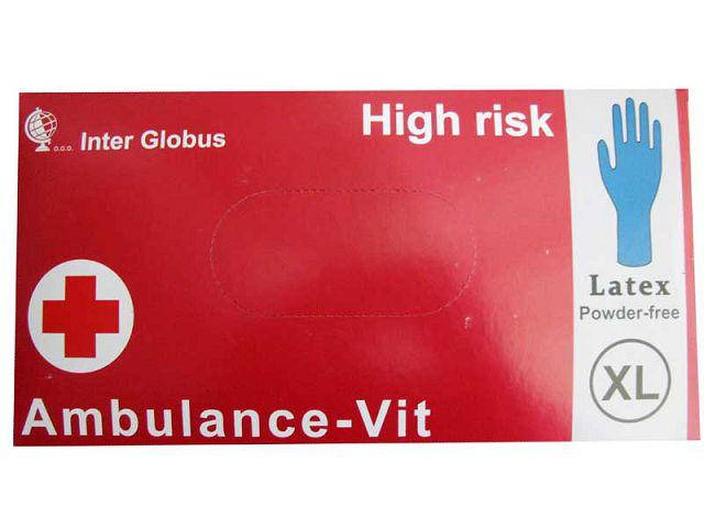 

Перчатки резиновые "Амбулатория" 50 шт (М) (1 пачка)