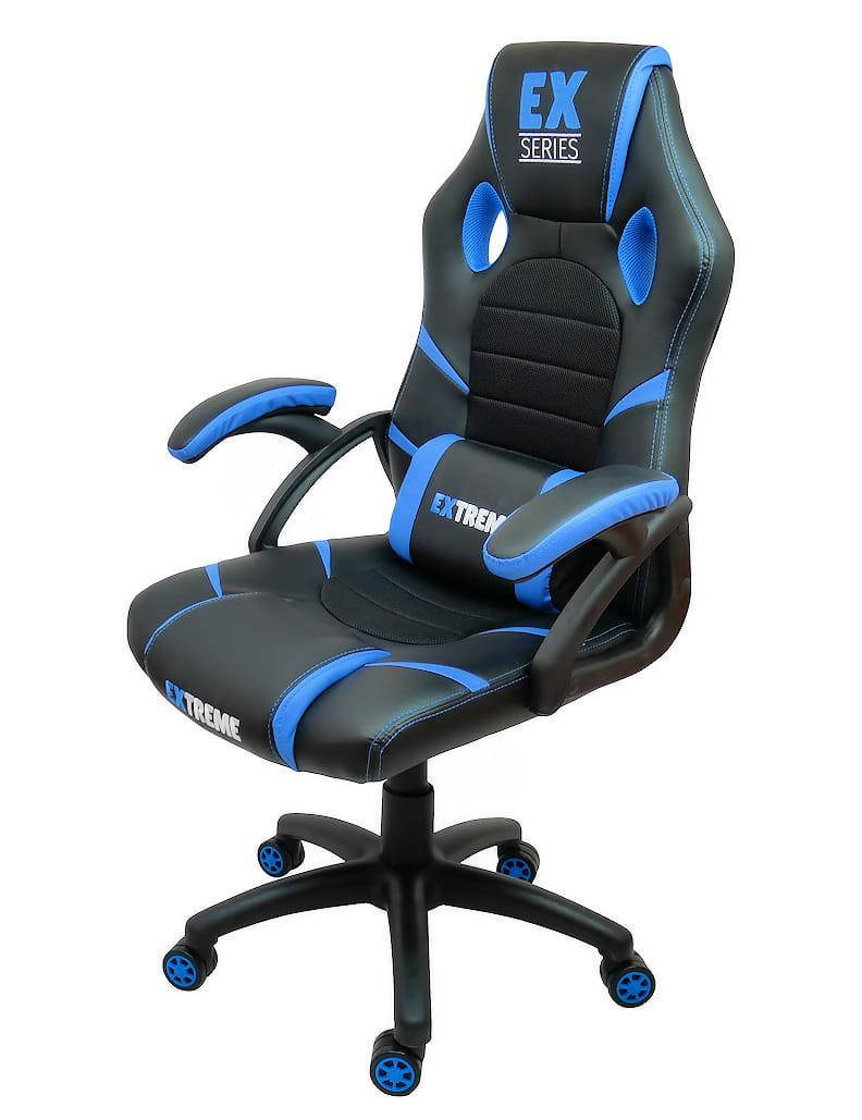 

Кресло геймерское Extreme EX Light blue Черно-голубое