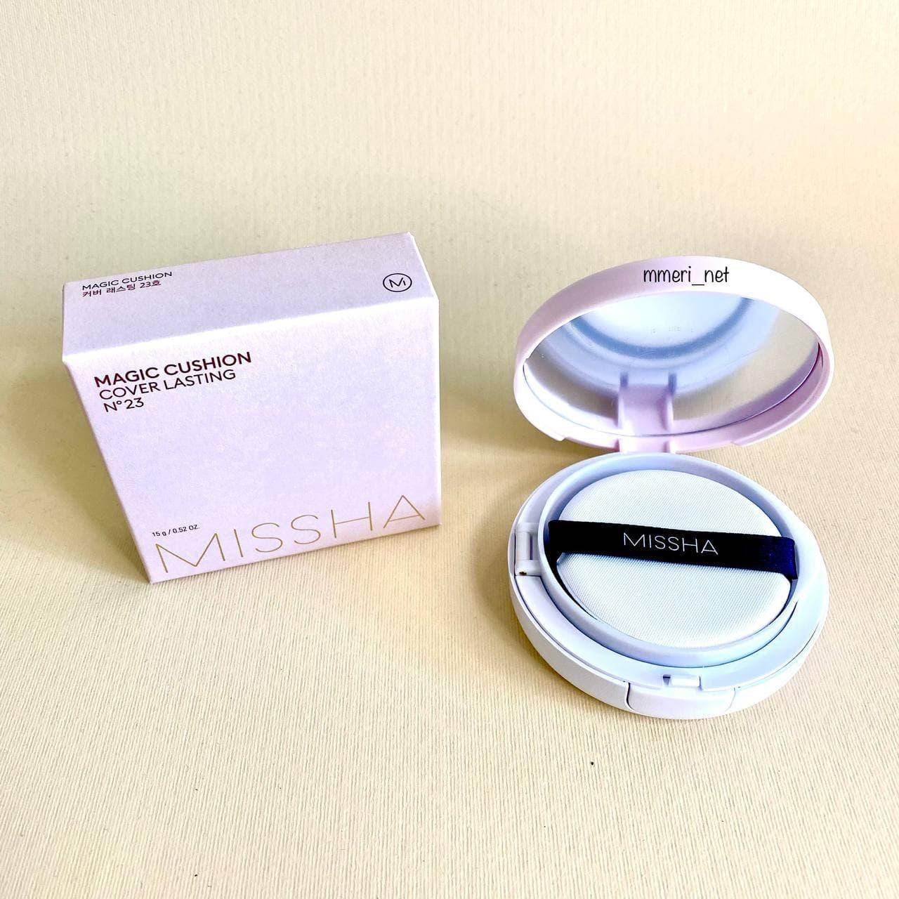 

Тональный кушон для лица Missha SPF 50+/PA++ 23 тон