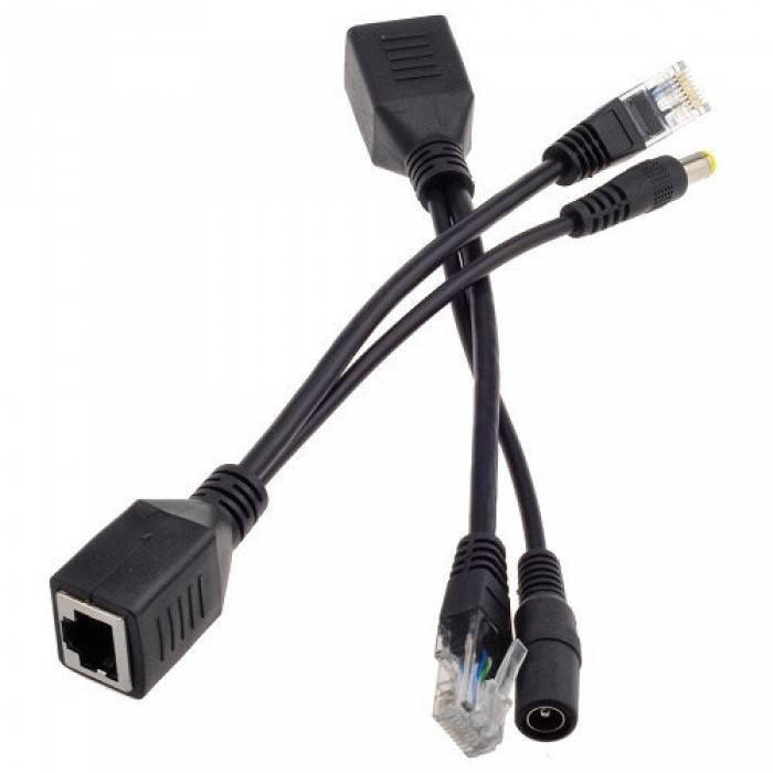 

2x Сплиттер PoE для CCTV камер Ethernet 5.5x2.1