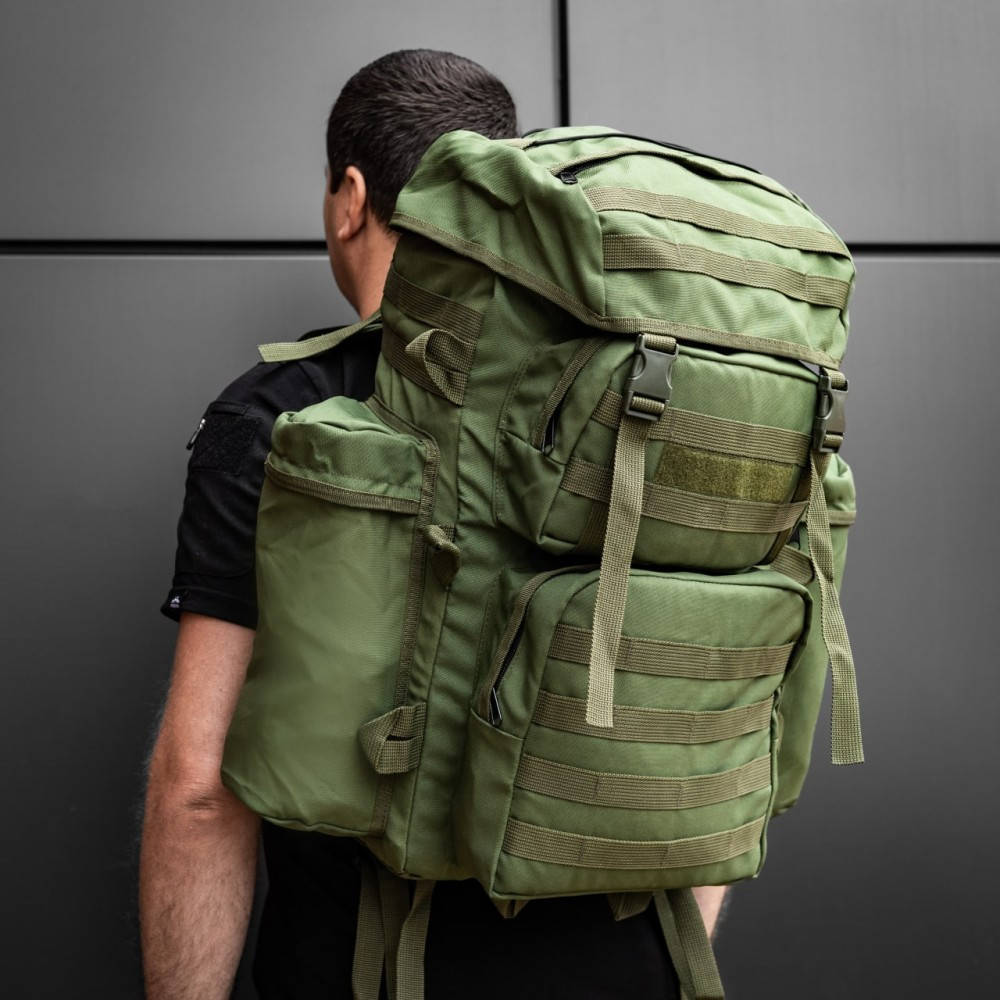 

Рюкзак тактичний 85 л Рюкзак военный 85 л, Хаки