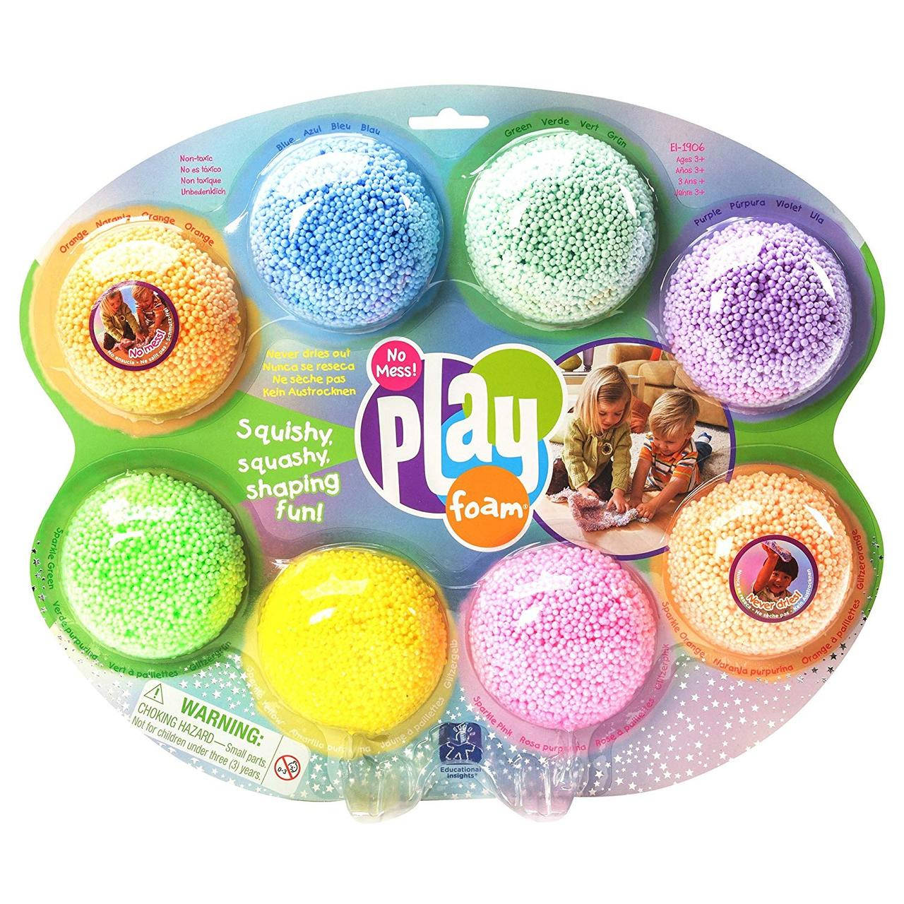

Educational Insights Playfoam Шариковый пластилин 8 штук
