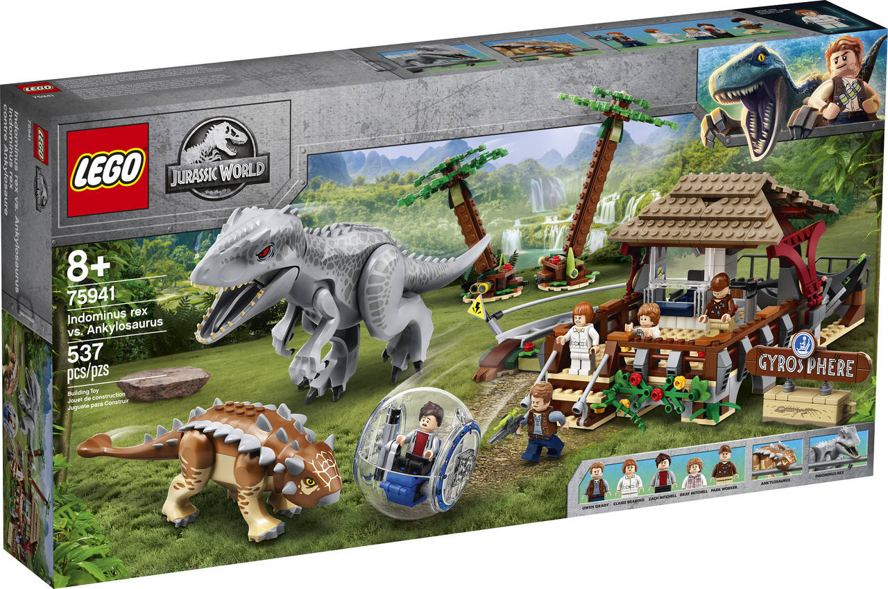 

LEGO ЛЕГО Jurassic World Индоминус-рекс против анкилозавра 75941