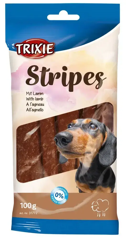 

TRIXIE Лакомство для собак "Stripes " с ягненком 100гр (10шт)