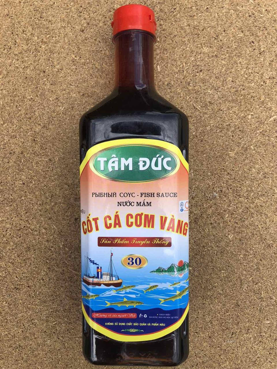 

Рыбный соусTAM DUC Cot Ca Com Vang 30°,900 мл. Вьетнам.