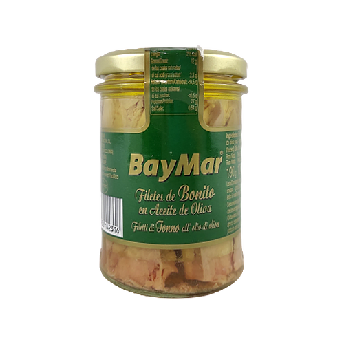 

Філе тунця Беймар в оливковій олії Baymar 125/190g 12шт/ящ (Код : 00-00003750)