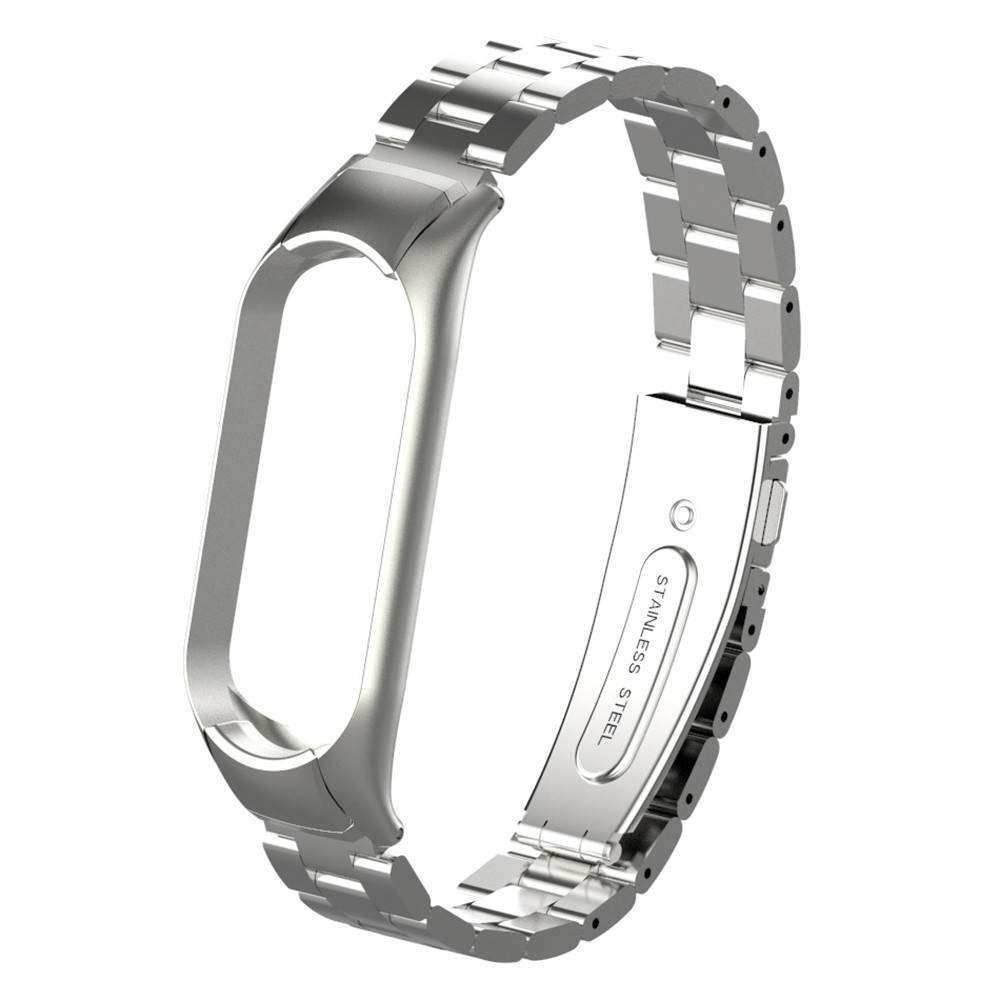 

Ремешок Metal для браслета Xiaomi Mi Band 5 / Mi Band 6 серебряный