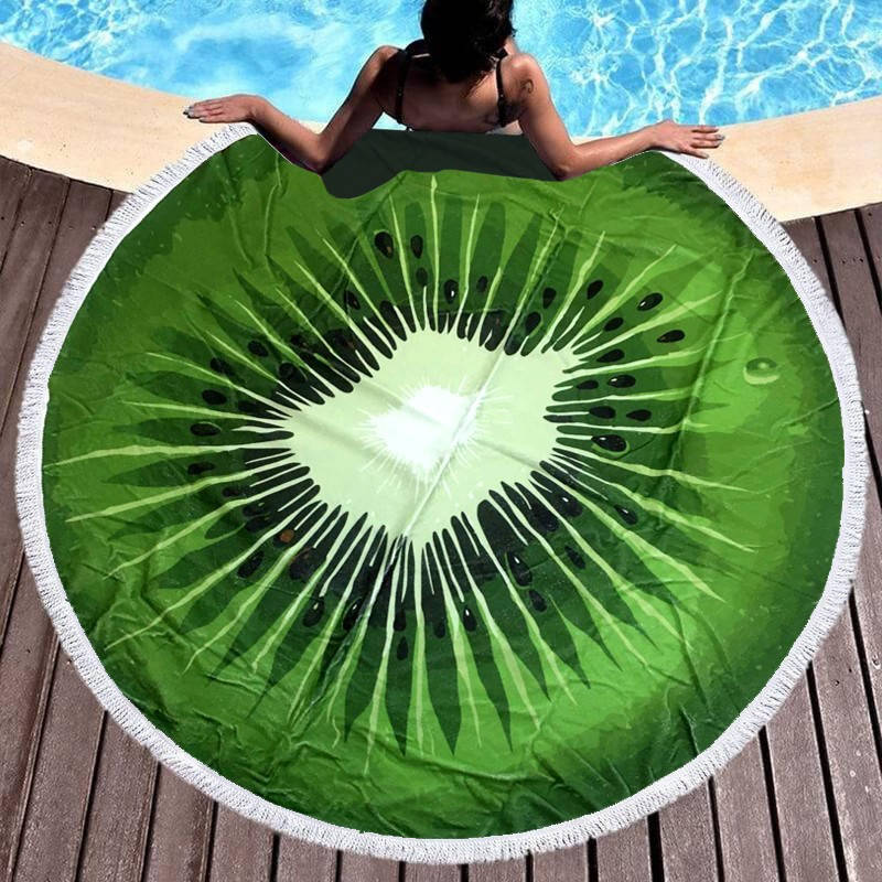 

Круглое пляжное полотенце Киви (150 см.)