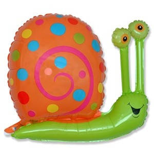 

Качество! Воздушный шар ко Дню Рождения FM Улитка зеленая 72 см х 45 см, Разные цвета