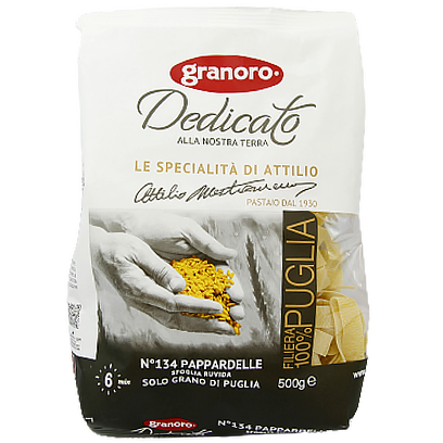 

Макарони Граноро №134 Папарделле Granoro 500g 12шт/ящ (Код : 00-00003653)