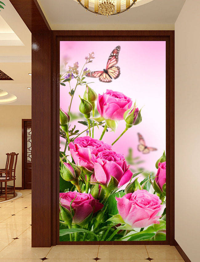 

Картина для рисования камнями стразами Алмазная вышивка мозаика Розы и бабочки