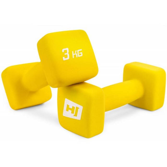 

Набір гантель вінілових квадратних 2x3kg HS-V030DS