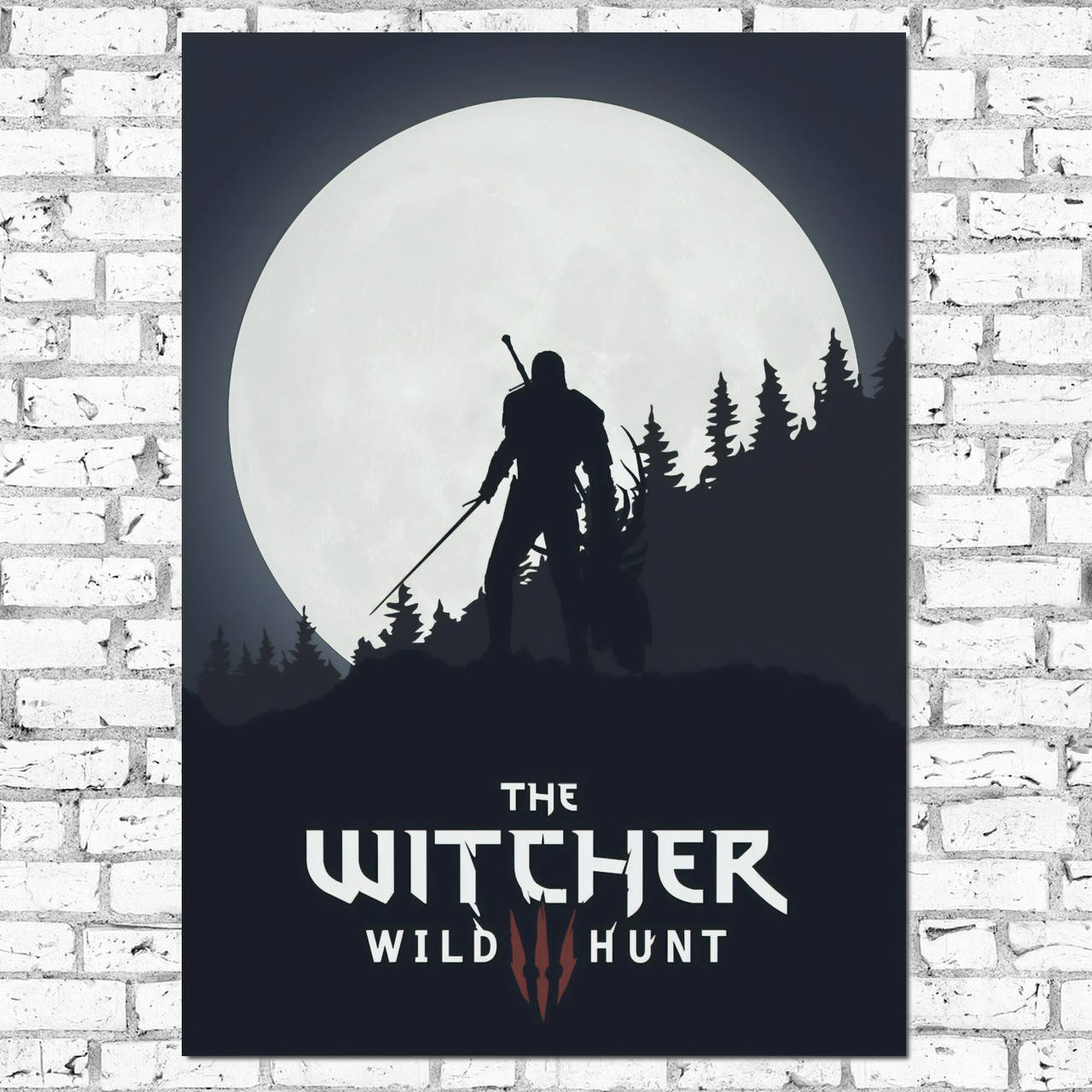 

Плакат "Ведьмак на фоне луны, Witcher" (артикул 4015)