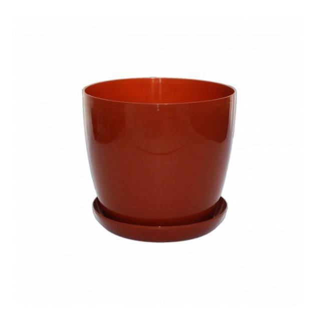 

Цветочный горшок Глянец 3.3л Терракот