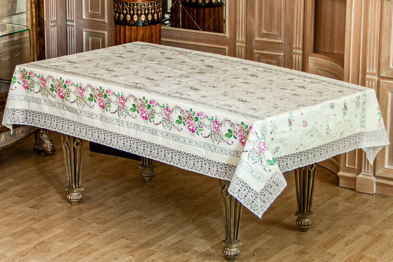 

Скатерть виниловая на флизелиновой основе XOPC-M "НАУРУ" 150х230см 3353-6