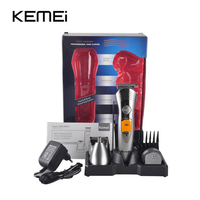 

Триммер, бритва, набор для стрижки волос и бороды Kemei KM 580-А 7 в 1