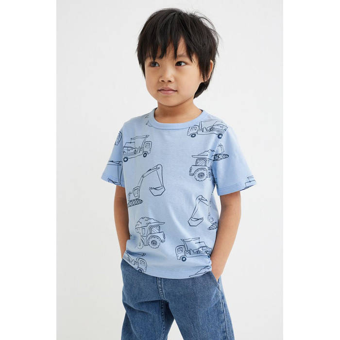 

Детская футболка Транспорт H&M для мальчика 8-10 лет – р.134/140 /36310/