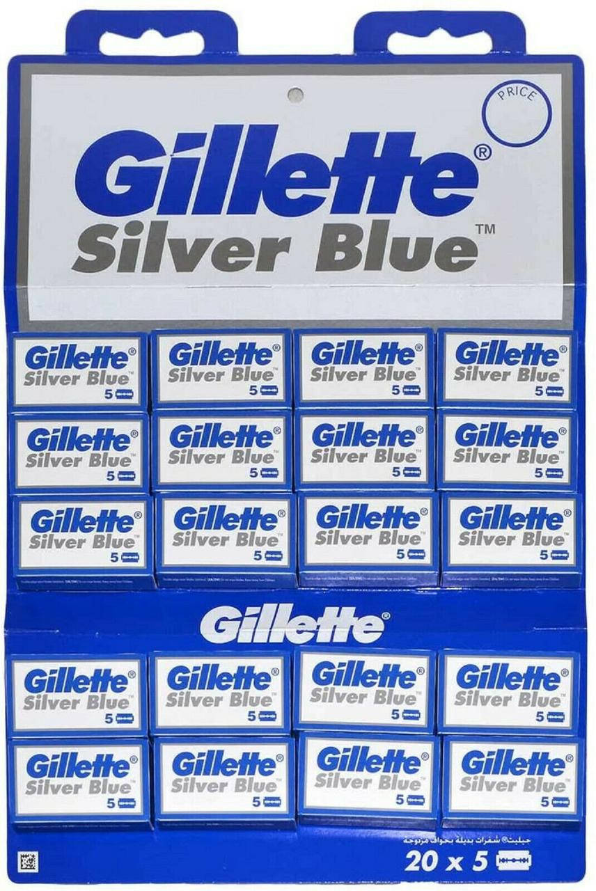 

Лезвия Gillette Silver Blue