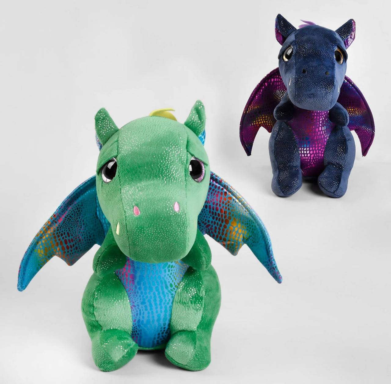 

Мягкая плюшевая игрушка D 34586 Дракон, 25см, Синий