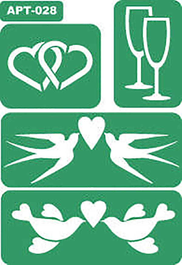 

Трафарет на клеевой основе № 28 14 х 19 см