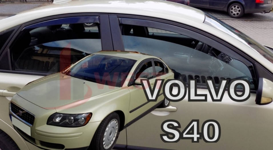 

Дефлекторы окон (вставные!) ветровики Volvo S40 2003-2012 4шт., HEKO, 31244