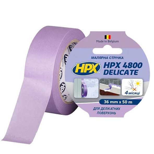 

Малярная лента HPX 4800 60C фиолетовая 36мм х 50м